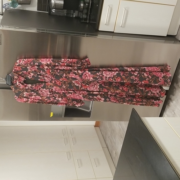 💕FAME & PARTNERS💕 The Capulet Dress ~ Floral Print Maxi Dress Long Sleeve 8 - Picture 9 of 16